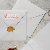 Blush Garden Blooms | Botanical Return Address ラベル
