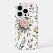 Blush Garden Roses iPhoneケース (裏面)