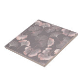 Blush Ginkgo Luxe – Gold Botanical on Black (5) タイル (側面)