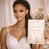 Blush Gold Arch Chic Invitation 招待状