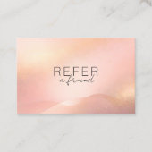 Blush Gold Glow Gradient Salon  紹介カード (正面)