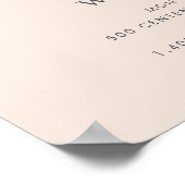 Blush & Gold Whisk Business Reopening ポスター (角)