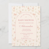 Blush Goose Storybook Baby Shower 招待状 (正面)