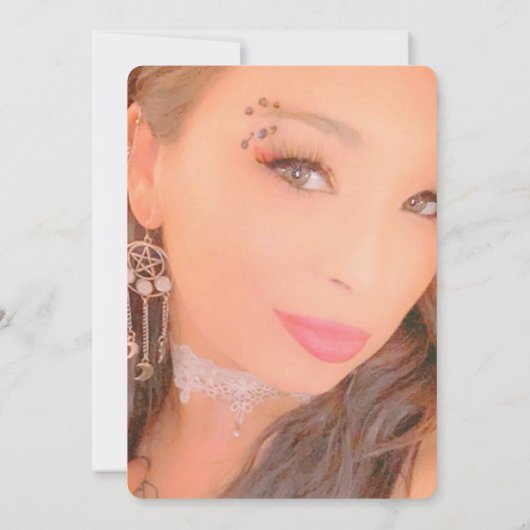 Blush Graduation Invitation 招待状 (裏面)