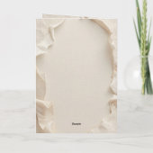 Blush Heirloom Heart Photo Frame Loving  カード (裏面)