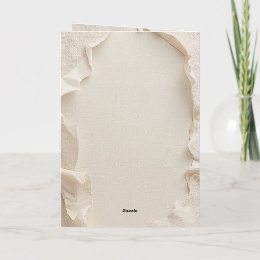 Blush Heirloom Heart Photo Frame Loving  カード (裏面)