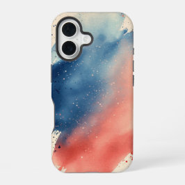 Blush Horizon" – 水彩グラデーション スマホケース iPhone 16ケース