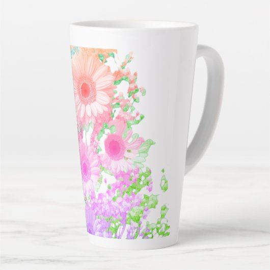 “Blush in the Night” “Pink Whispers on Black” “Sof カフェラテマグ (右アングル)