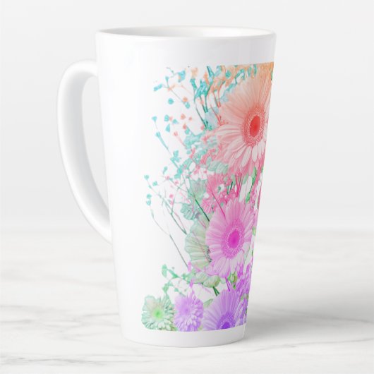 “Blush in the Night” “Pink Whispers on Black” “Sof カフェラテマグ (左アングル)