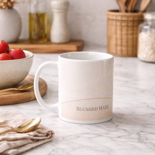 Blush Ivory Arc Glow Classic Mug, 11 oz コーヒーマグカップ