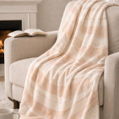 Blush Ivory Ripple Fleece Blanket フリースブランケット