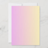 Blush & Lavender Bridal Shower Invitation | Cherry 案内状 (裏面)