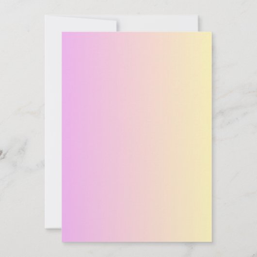 Blush & Lavender Bridal Shower Invitation | Cherry 案内状 (裏面)