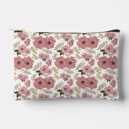Blush Meadow Blooms Floral Accessory Pouch アクセサリーポーチ