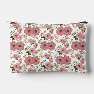Blush Meadow Blooms Floral Accessory Pouch アクセサリーポーチ
