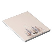 Blush Moon Purple Trees ノートパッド (アングル)