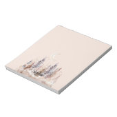 Blush Moon Purple Trees ノートパッド (回転)