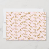 Blush "Mr. + Mrs." Engagement Shower 招待状 (裏面)