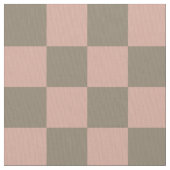 Blush Neutral Checkerboard - Premium Pima Cotton ファブリック (クローズアップ)