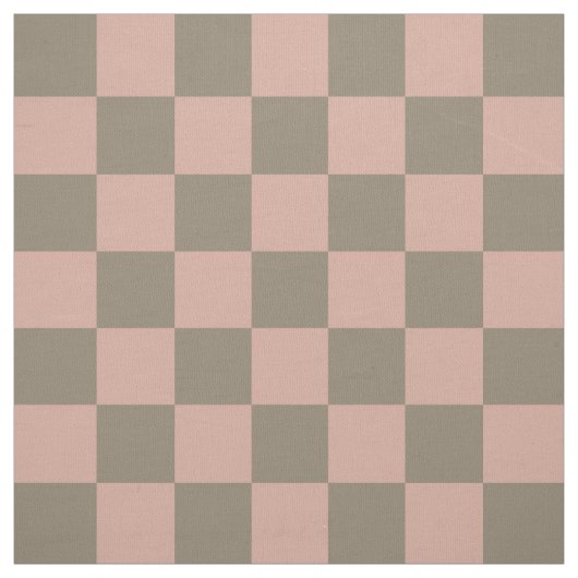 Blush Neutral Checkerboard - Premium Pima Cotton ファブリック (見本)
