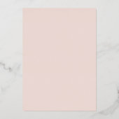 Blush Noir Let's Get Lit Retro Christmas Party 箔招待状 (裏面)