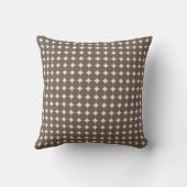 Blush & Olive Modern Dot Woodland Nursery Pillow クッション (裏面)