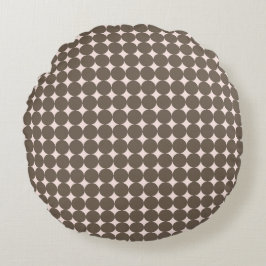 Blush & Olive Modern Dot Woodland Pillow - Round ラウンドクッション