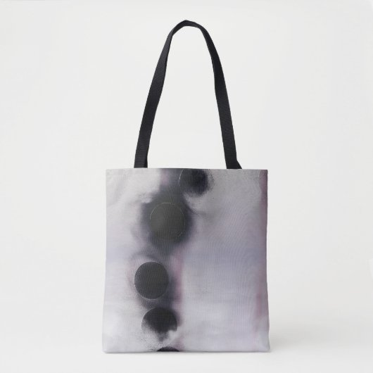 Blush Orbit Abstract トートバッグ (正面)