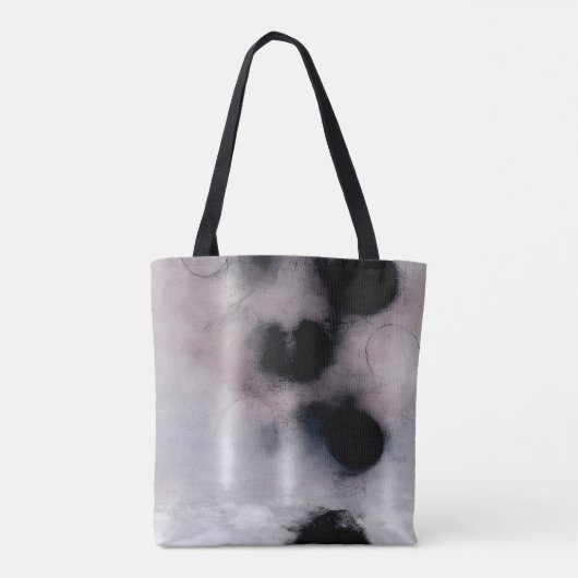 Blush Orbit Abstract トートバッグ (裏面)