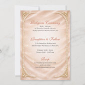 Blush & Pearl Royal Tiara quinceanera 招待状 (裏面)