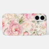 Blush Peony Floral iPhone 16 Pro Max タフフォンケース Case-Mate iPhoneケース (裏面 (横))