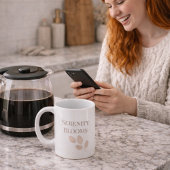 Blush Petal Script Classic Mug, 11 oz コーヒーマグカップ
