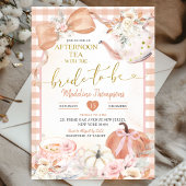 Blush Pink Afternoon Tea Party Bridal Shower 招待状