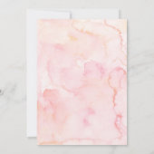 Blush Pink All I Sea Is Love Coastal Bridal Shower 招待状 (裏面)