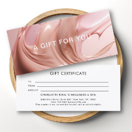 Blush Pink Beauty Salon Gift Certificate