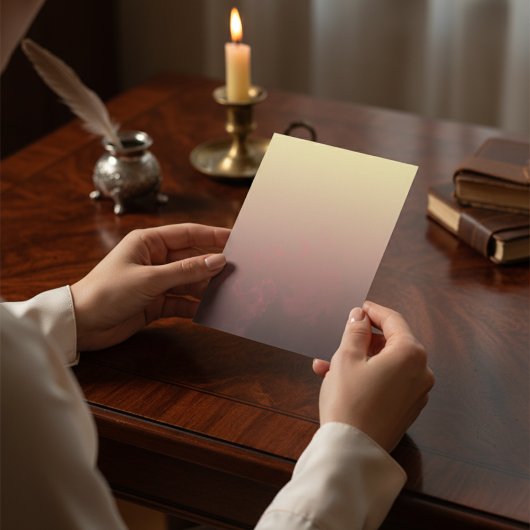 Blush Pink Boho Floral Wedding Invite 招待状