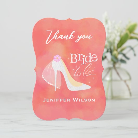Blush Pink Bride To Be Wedding Bridal Shower  (スタンド正面)