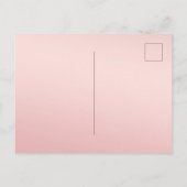 Blush Pink Brown Owl I'll Be Seeing You ポストカード (裏面)