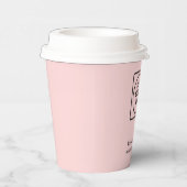 Blush Pink Business Logo | Feminine Brand Identity 紙コップ (右)