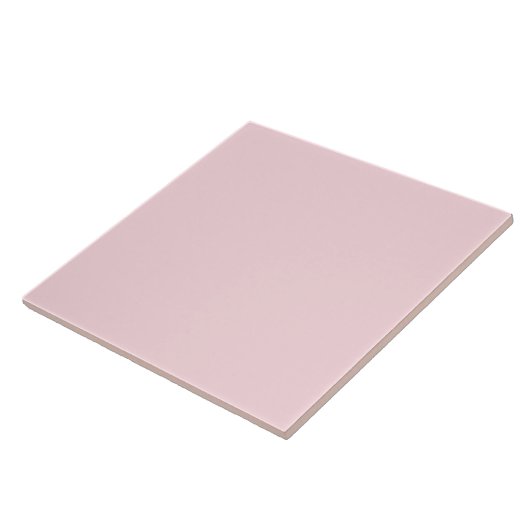 Blush Pink Ceramic Tile. タイル (側面)