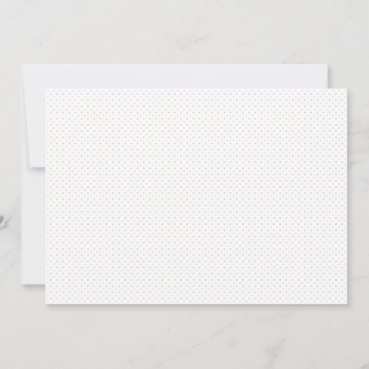 Blush Pink Christmas Trees Baby Shower Invitation 招待状 (裏面)