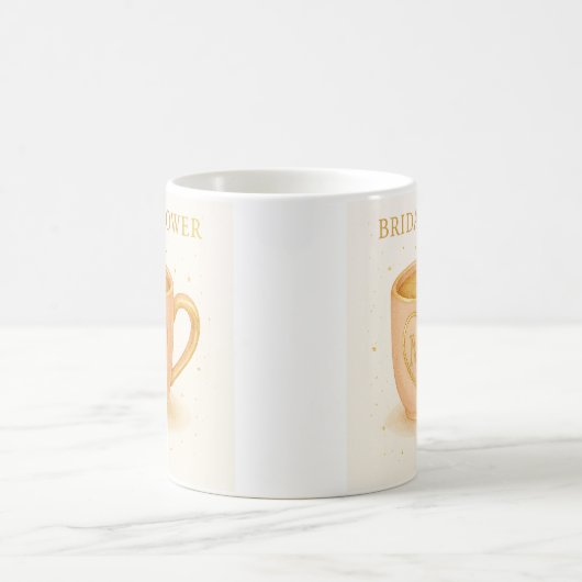 Blush pink coffee cup コーヒーマグカップ (中央)