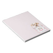 Blush Pink Dog Mom Bag ノートパッド (アングル)