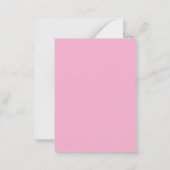 Blush Pink  Elegant Gold Wedding Invitation , Whit ノートカード (裏面)