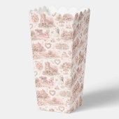 Blush Pink English Village Wedding Watercolor  フェイバーボックス (正面)