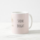 Blush Pink Fairy on Swing コーヒーマグカップ (正面右)