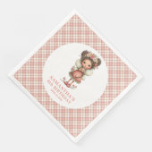 Blush Pink Fairy Whimsy 6th Birthday Party Napkins (コーナー)