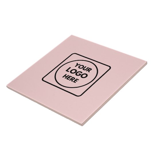 Blush Pink Feminine | Custom Professional Logo  タイル (側面)