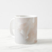 Blush Pink Floral Abstract Art Print | Soft Petal コーヒーマグカップ (正面左)