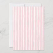 Blush Pink Floral Baby in Bloom Girl Shower 招待状 (裏面)